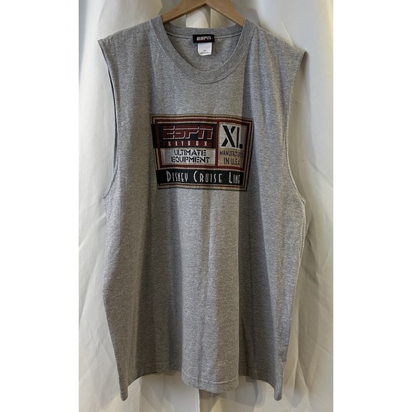 Disney Other - ESPN Skybox Disney Cruise Line Sleeveless T Shirt Grey Size XXL Graphic Vtg